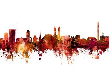 Bremen Germany Skyline