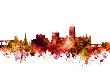 Durham England Skyline