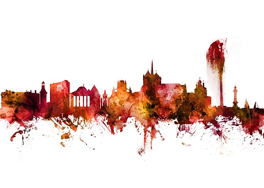 Geneva Switzerland Skyline