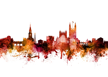 Bath England Skyline