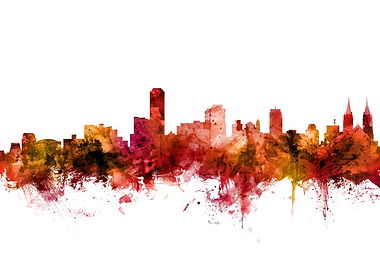 Adelaide Australia Skyline