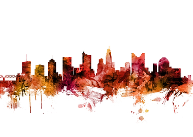 Columbus Ohio Skyline