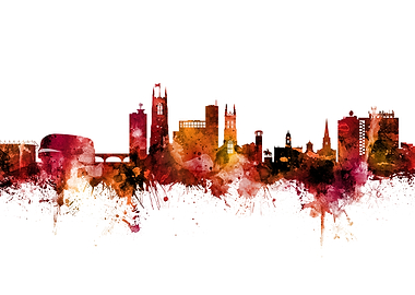 Derby England Skyline