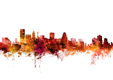 Baltimore Maryland Skyline