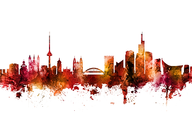 Vilnius Lithuania Skyline