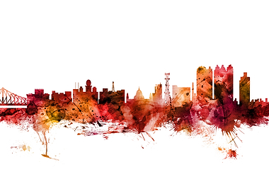 Calcutta Kolkata Skyline