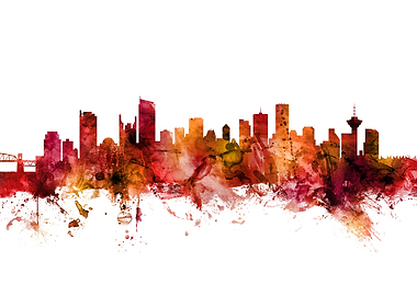 Vancouver Canada Skyline