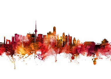 Beijing China Skyline