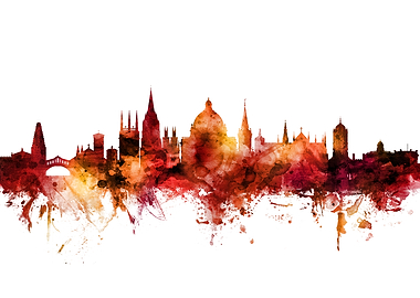 Oxford England Skyline