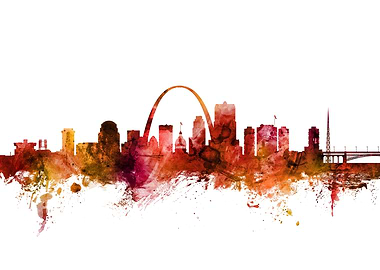 St Louis Missouri Skyline