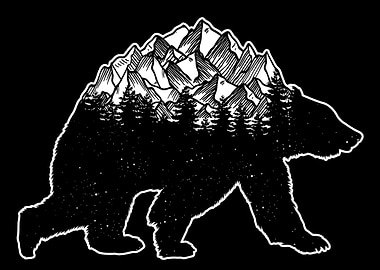 Bear Nature Mountains