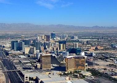 Las Vegas and the strip