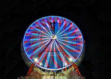 Ferris wheel fine art