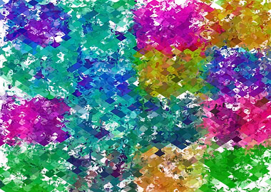 geometric pixel pattern