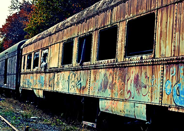 Abandoned Train Car