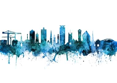 Plymouth England Skyline