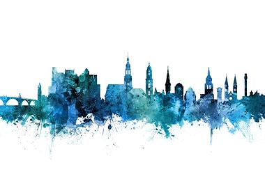 Heidelberg Germany Skyline