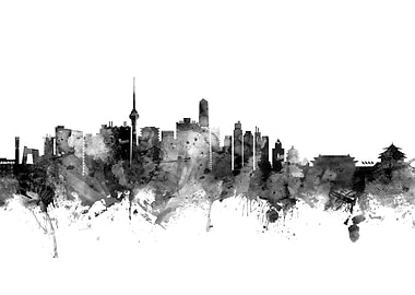 Beijing China Skyline