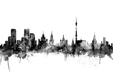 Moscow Russia Skyline