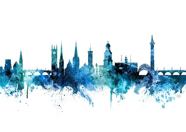 Shrewsbury England Skyline