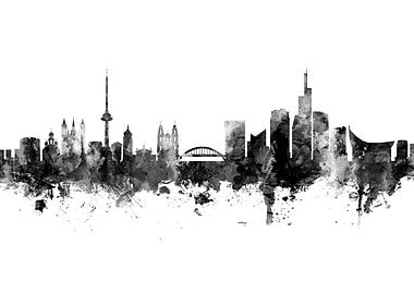 Vilnius Lithuania Skyline