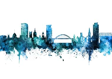 Sunderland England Skyline