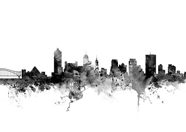 Memphis Tennessee Skyline