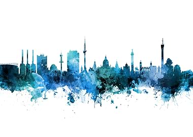 Hannover Germany Skyline