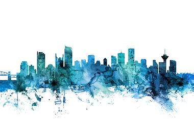 Vancouver Canada Skyline