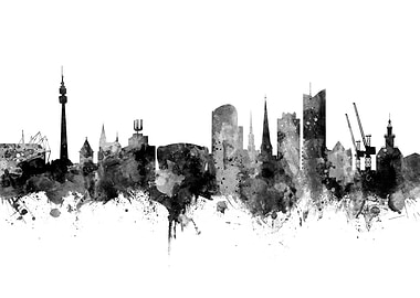 Dortmund Germany Skyline