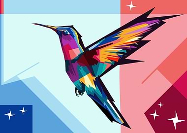 Bird Beautifull in WPAP