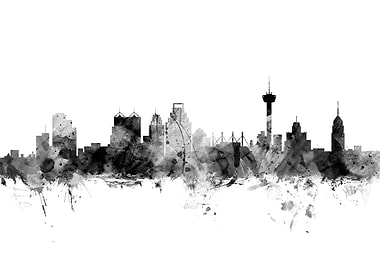 San Antonio Texas Skyline