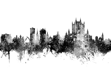 Lincoln England Skyline