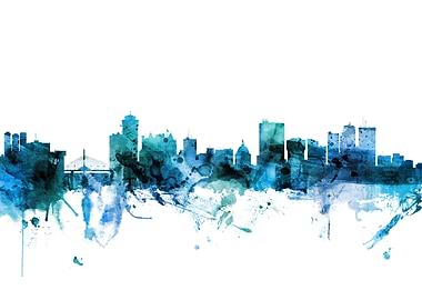 Winnipeg Canada Skyline