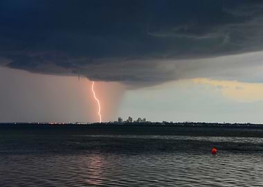 Storm over St Pete Florida