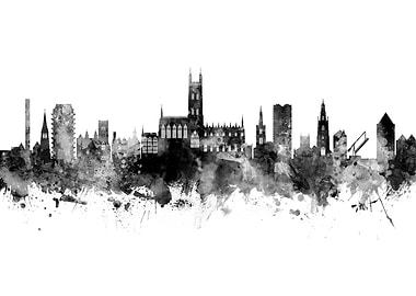 Gloucester England Skyline