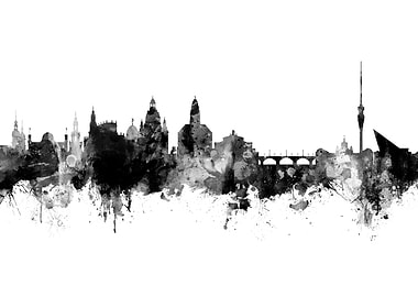 Dresden Germany Skyline