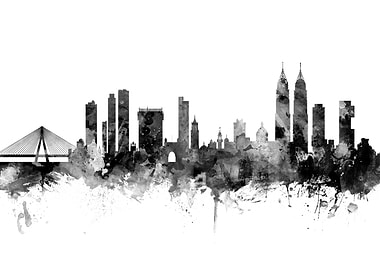 Mumbai India Skyline