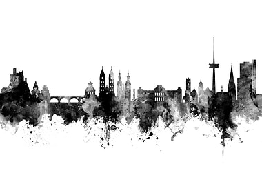 Koblenz Germany Skyline