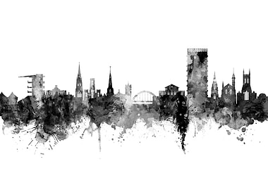 Cheltenham England Skyline