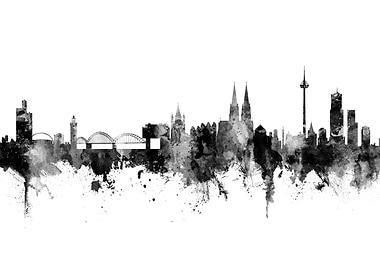 Cologne Germany Skyline