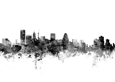 Baltimore Maryland Skyline