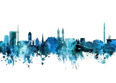 Bremen Germany Skyline