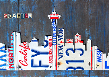 Seattle Skyline Art