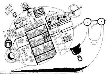 A snails home