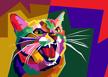 Colorful Cat