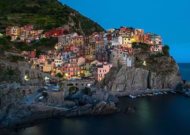 Cinque Terre at sunset