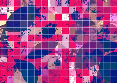 geometric square pattern