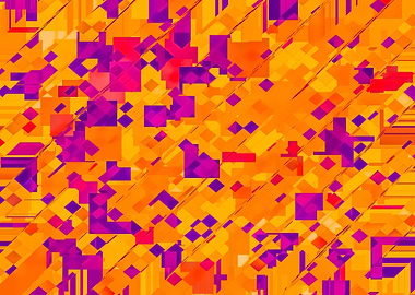 geometric pixel pattern