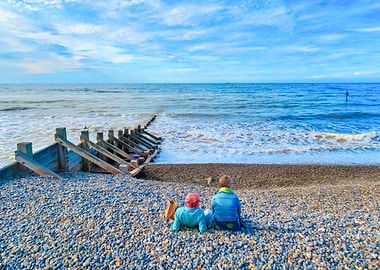 Sheringham Beach Seascape